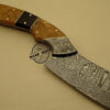 Best Damascus Chef’s Knife Custom Handmade Damascus Steel Kitchen Knife Damascus Chef’s Knife With Corain Handle Leather Sheaths 1204 - Image 4