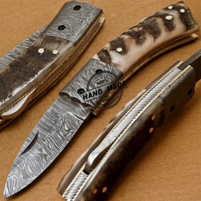 Damascus Folding Knives Sells Handmade Damascus Steel Knives