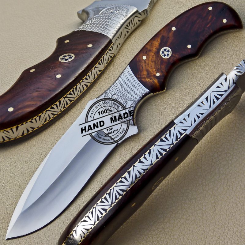 Skinner Knife Custom Handmade Stainless Steel Hunting Skinner Knife