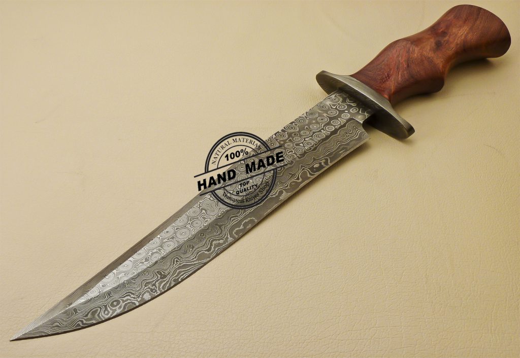 Rody Stan Style Custom Handmade Damascus Bowie Knife 1655