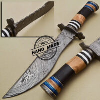 Handmade Damascus Steel Steak Knives Set - %Bowie Knife Shop%