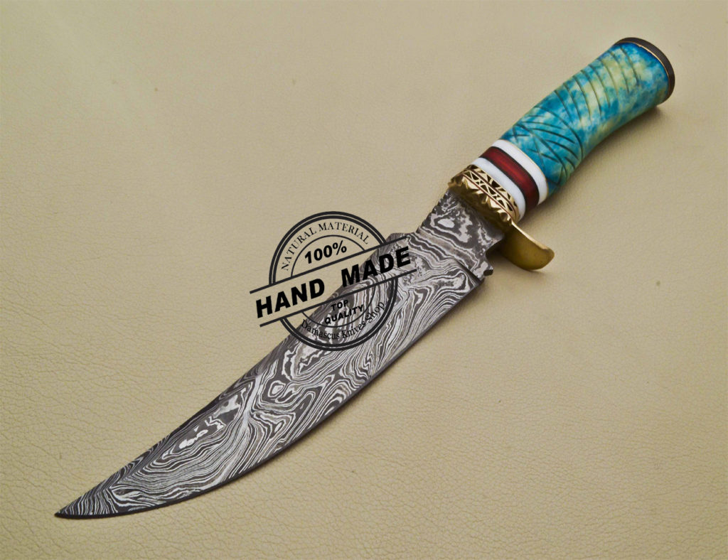 Damascus Knife Custom Handmade Damascus Steel Hunting Damascus