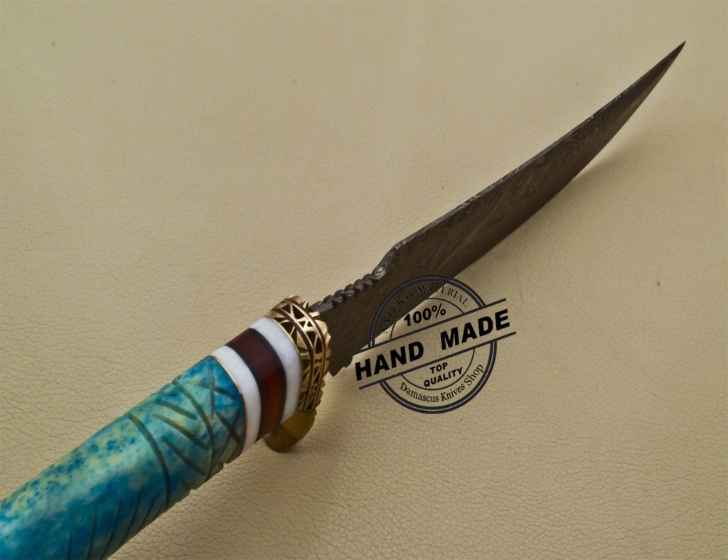 Damascus Knife Custom Handmade Damascus Steel Hunting Damascus