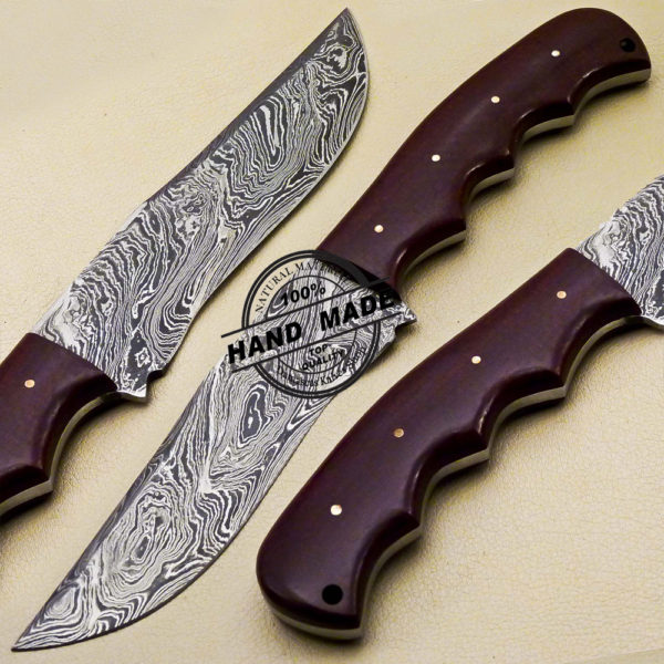 Damascus Skinner Knife Custom Handmade Damascus Steel Knife