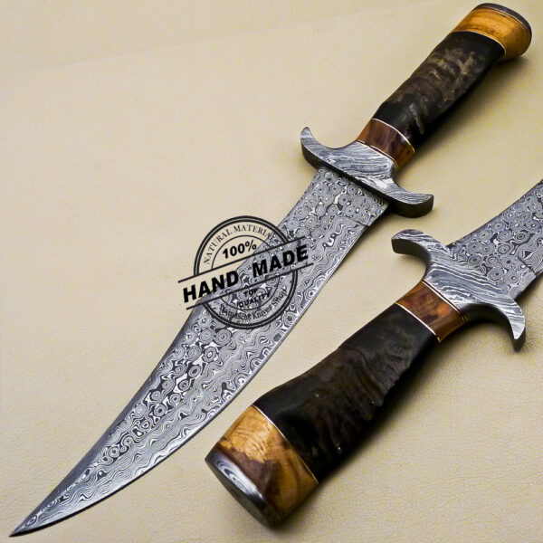 Damascus Bowie Knives Sell Handmade Damascus Steel Knife