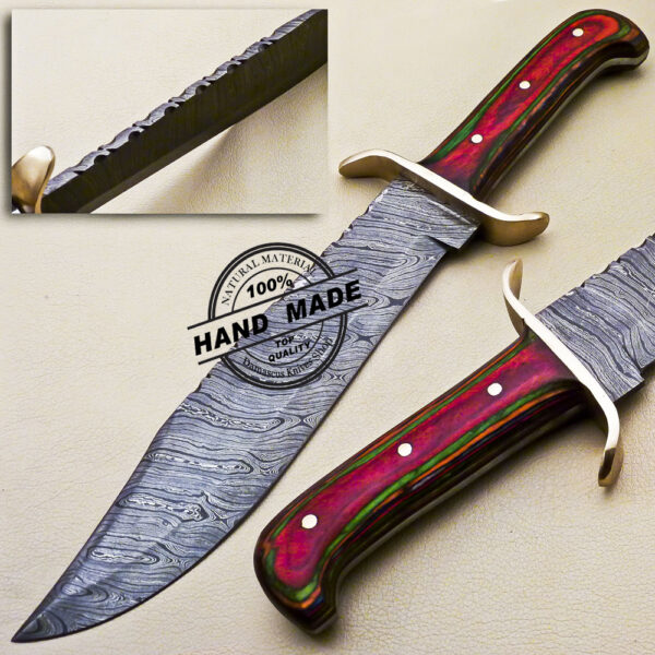 Damascus Bowie Knives Sell Handmade Damascus Steel Knife