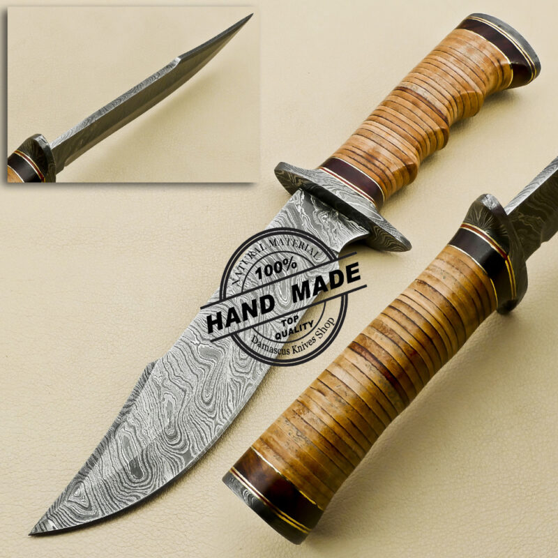 Damascus Skinner Knives is Handmade Damascus Steel Knives