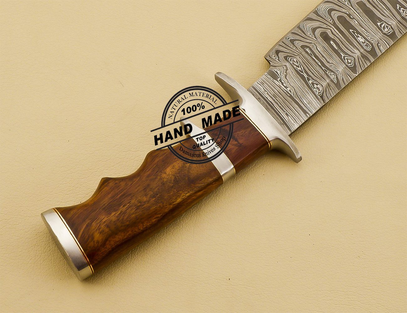 Damascus Machete Knife Custom Handmade Damascus Steel Knif