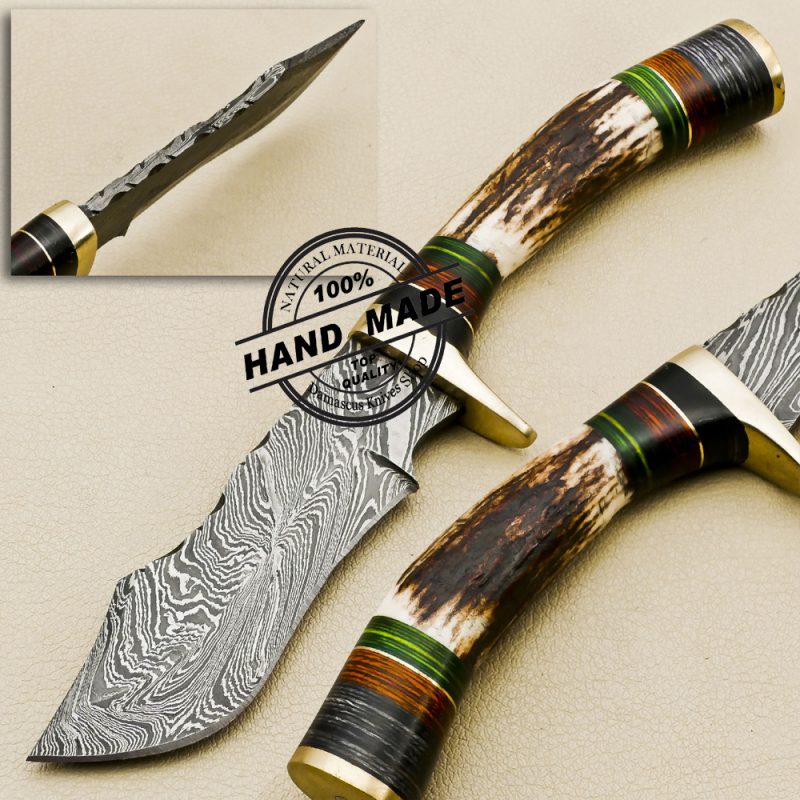 Damascus Hunting Knives Sell Handmade Damascus Steel