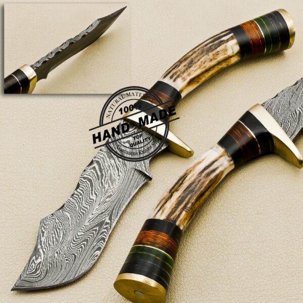 Damascus Hunting Knives Sell Handmade Damascus Steel